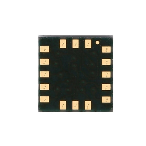 LIS3DHTR 3 Axis Accelerometer Motion Sensor Chip For Microcontrollers And DIY Projects Dope MEMS Sensor Module With Silkscreen Labels For Easy Prototyping And Reliable Vibration Detection, top view of PCB