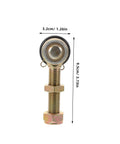 Beefed Up Off Road Ball Joint Kit For ATV And UTV With Adjustable Suspension Tapered Tie Rod Ends, 9.5cm length, 3.2cm width