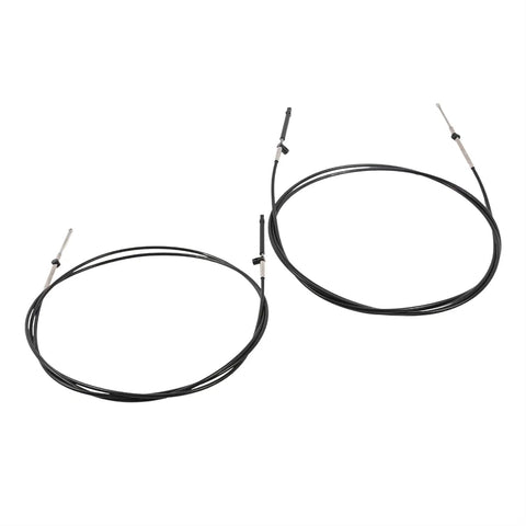 2 Pack 14 Foot Marine Throttle And Shift Control Cables Replacement For CC17914 And 600A Gen I Remote Control Fully Compatible With Outboard Engines All Boat Control Systems Heavy Duty Marine Cables