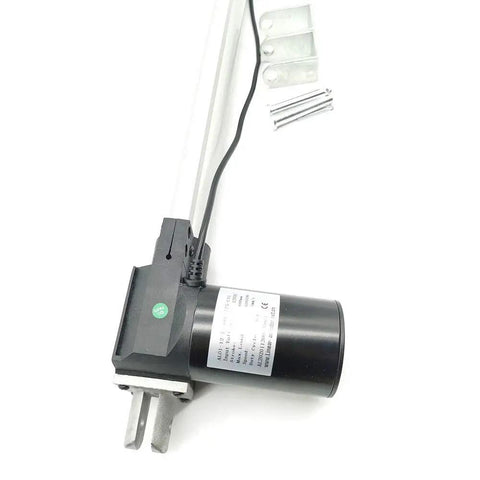 Beefy 24 Inch Linear Actuator Built Tough For Medical Auto And DIY Projects, 6000N 1320 Lb Load Capacity side view