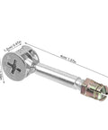 Built Right 40 Piece Drawer Connector Hardware Kit With Pre Inserted Bolts And Nuts Pro Grade alloy cam bolt with nut for furniture assembly.