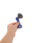 Heavy Duty Rotary Tiller Handle Attachment Two Pack With Manual Hand Crank Lift shown close-up in hand