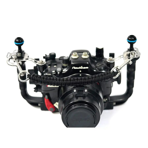 Underwater Camera Housing Carry Lanyard With Military Grade Parachute Rope 7 Strand 300 Lb Test 316 Stainless Steel Swivel Eye Bolt Snap Hooks