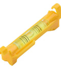 Micpointik Hanging for spirit Level Set in yellow, compact design, used for precise leveling and alignment in construction.