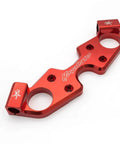 CNC Machined Aluminum Lowering Triple Tree Front End Upper Top Clamp For Hayabusa GSXR1300 1999-2020 Red Finish Dope Fit