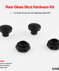 Rear Windshield Strut Hardware Repair Kit For 92-95 Honda Civic 3-Door Hatchback And 97-01 Honda CR-V CNC Aluminum Construction