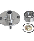 Front Wheel Hub And Bearing Assembly For Ford Focus 2000 To 2011 4 Lug With ABS 2 PCS Replacement Front Wheel Bearings Set Durable Quality