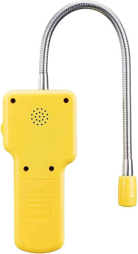 Gas Leak Detector Portable Sniffer For Propane Methane LPG LNG Fuel And Sewer Gas With 12 Inch Flexible Probe in yellow