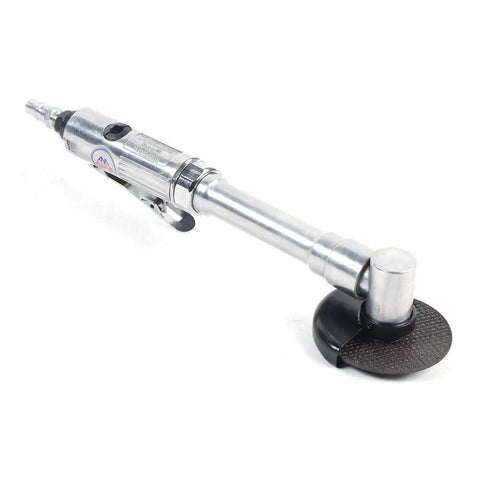 Workhorse Pneumatic Angle Grinder With Long Handle For Easy Cutting And Quick Grinding, 3 Inch Cutting Blade, 180 Degree Guard shown