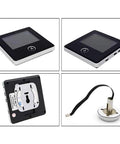Super Handy Video Door Peephole Viewer Camera With Built In Battery And Cyclic Storage Three Inch Lcd Screen Various Angles