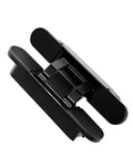 Stainless Steel Heavy Duty Commercial Door Hinge Set Invisible Hidden Door Hinge With Cross Adjustable Mechanism Matte Black