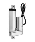Aflle Racing 2-inch stroke 12V electric linear actuator, silver aluminum housing