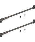 Alloy Steel Cut To Length Driveshaft For SCX24 With D Shaped Input Fits Axial 1 24 RC Crawler Chassis Set Of 2 shown with screws