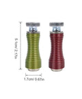 Green and red pillars of Magnetic Soldering Helping Hands Set With Four PCB Holders And Magnetic Pillar Stands, dimensions shown