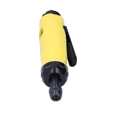 Heavy Duty Mini Air Angle Die Grinder 22000 RPM Pneumatic Rotary Tool with sealed ball bearings, compact design for metal finishing.