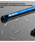 12 Inch Magnetic Tool Strip 4 Pack For Garage And Kitchen Organization, Heavy Duty Alloy Steel Magnetic Bars Hold Up To 19 Lbs Each
