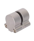 Beefy Pneumatic Disc Brake Caliper Tool With Self Reset For Auto Air Brakes, shown in compact size with metallic finish