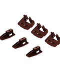 Replace Stubborn Drawer Tracks Fast With This Heavy Duty Plastic Slide Repair Kit For Kitchen Cabinets, 5 brown glide sets.