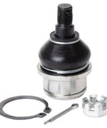 Honda Pioneer 1000-5 Upper Ball Joint Kit For 2016 2021 Rugged Beefed-Up OEM Replacement With 4130 Heat Treated Chromoly Steel Housing And Ball End POM Cup Includes Cotter Pin Castle Nut And Snap Ring, ball joint with hardware