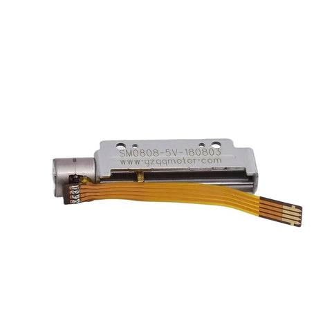Compact DC 5V To 6V Micro 8mm 2 Phase 4 Wire Stepper Motor Coupled With Screw Shaft Linear Actuator And Ball Bearing Slider Nut side view