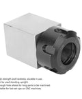 Heavy Duty ER25 Collet Block Holder Kit For CNC Lathes Engraving Machines Featuring Workholding System With Hex Key Chuck Set Guaranteeing Top Performance Handling Heavy Loads Smooth And Easy For Real Makers Doing Serious Work Today, square steel block