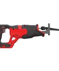 Side view of V20 Cordless Reciprocating Saw Bare Tool With 1-Inch Stroke, 0-3,000 RPM Variable Speed Trigger, Tool-Free Blade Release