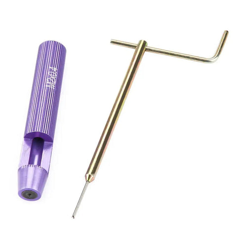 Installation tool and tap from M2x0.4 Threaded Insert Repair Kit with 20 stainless steel 304 inserts for durable metal or plastic restorations.