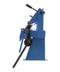 Side view of Heavy Duty 24 Inch Box And Pan Brake Built Tough With Three Removable Fingers showing handles and metal body.