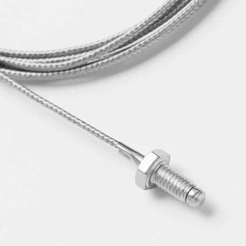 Five Pack K Type Thermocouple Temperature Sensor Probes Stainless Steel One Meter Length M6 Screw Mount for Lab and Industry