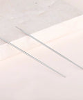 Titanium Insertion Taper for Threadless Body Jewelry, 18G Threadless Piercing Taper Pin for Nostril Piercing, 2Pcs, Skin Friendly G23 Titanium, Easy Locking End, Pro Grade Piercing Tool