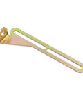 2 Inch Cable Column Shift Linkage Kit For GM Transmissions Easy Install Durable Build Smooth Shifting Compatible With Back Up Light And Neutral Safety Switch Kit ACA1804 For Most GM Automotive Transmissions gold steel linkage arm