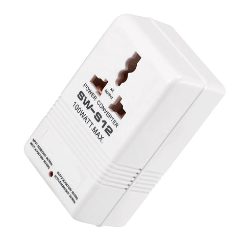 Dual Channel 110V To 220V Step Up And Down Voltage Converter For Travel Reversible 220V To 110V Compact Power Transformer