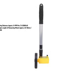 GOWENIC Distance Measuring Wheel 0-9999.9m for Construction with telescopic handle, adjustable from 45-102 cm.