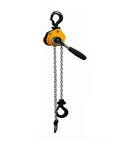 Heavy Duty 0.25 Ton Hand Chain Hoist Hook Mount With 3 Meter Portable Manual Lever Block For Lifting Heavy Loads No Sweat Required with yellow handle and steel chain