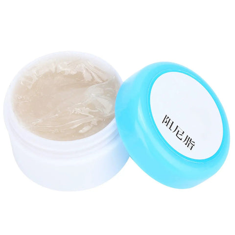 Open container of 55g damping grease lubricant for O-Rings, bearings, and plastic gears, ideal for household appliances and industrial equipment.