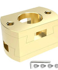 Grab This Epic 4-Pack Of 18Mm Oldham Couplings For Your Ender 3 V2 Or CR10 Pro Printer To Fix Z Axis Issues With These Smooth 8Mm Brass Screw Couplers That Keep Things Running Like A Dream. Gold 18mm plastic Oldham coupling with screws and hex key for 3D printer Z axis lead screw