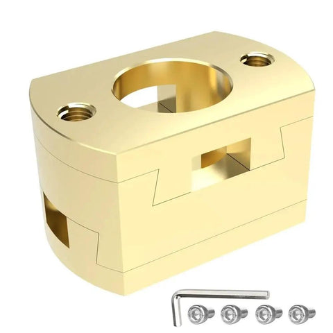 Grab This Epic 4-Pack Of 18Mm Oldham Couplings For Your Ender 3 V2 Or CR10 Pro Printer To Fix Z Axis Issues With These Smooth 8Mm Brass Screw Couplers That Keep Things Running Like A Dream. Gold 18mm plastic Oldham coupling with screws and hex key for 3D printer Z axis lead screw