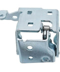 Premium Heavy Duty Chrome Front Lower Door Hinge Pair For Cadillac Escalade 2007 To 2014 showing a detailed steel hinge side view.