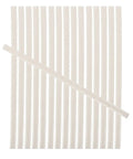 Grab This 40-Pack of White Pp Plastic Welding Rods For Car Bumper Repair! Plastic welding rods laid flat.