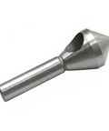 4 Piece Pro Grade High Speed Steel Deburring Tool Kit For Metal Holes And Sheet Metal Edges Chamfer Cutter Set shown at angle