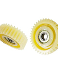 36T Nylon Clutch Gear Kit for Left Side Electric Bike Hub Motors, 38mm Planetary Gear, Beefy Torque Replacement, Yellow