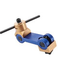 Hella Stable CNC Mills Vise Stop With Quick Slide Adjustments And Kickass Rugged Steel Build For Absolute Zero Drift Workpiece Location On T Slot Machine Tools, detailed view.