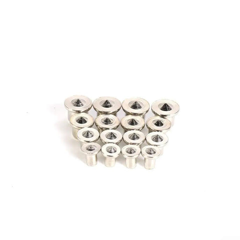 Pro Grade Dowel Centers And Tenon Center Points Set For Solid Steel Dowel Pins, Chrome Plated Drill Alignment Pins in 6mm 8mm 10mm 13mm sizes