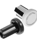 Top Tier Hockey Stick End Caps Kit 2 Pieces White Abs Plastic Protectors For Ice And Field Hockey Great Grip Boost Control Super Easy Install Durable Tips white and black hockey stick end caps