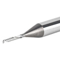 SpeTool O Flute router bit, 1/4 in shank, 1/16 in cutting diameter, solid carbide upcut end mill