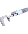 Edge Distance Center Distance Digital Caliper Horizontal Side to Hole Center Distance Size Measurement Electronic Tools(5-200mm) with stainless steel body and precise tip.