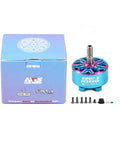 Beefy Bando 2207 2207.5 1960KV FPV Brushless Motor For 6S LiPo 5mm output shaft, blue motor with box and components, 4 pack