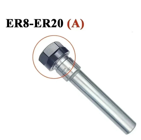 Pro Shop Grade Collet Chuck Er Extension Rod For Cnc Milling Lathe Tools Heavy Duty Machining Shank in ER8-ER20 size.