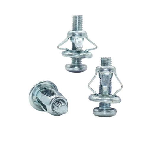 Heavy Duty Hollow Wall Anchors Set With Expansion Screws Nuts M4 M5 M6 200 Piece DIY Friendly Rivet Nut Kit For Drywall And Masonry metal anchors