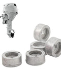 5 Pcs Marine Round Zinc Anodes For Suzuki Outboard 4 Stroke Motors, Anti Rust Engine Protection, Replacement Set, Premium Zinc Alloy Shield To Extend Engine Life In Harsh Marine Environments, OEM Compatible with outboard motor.